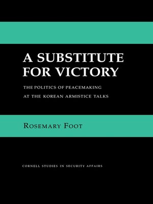 cover image of A Substitute for Victory